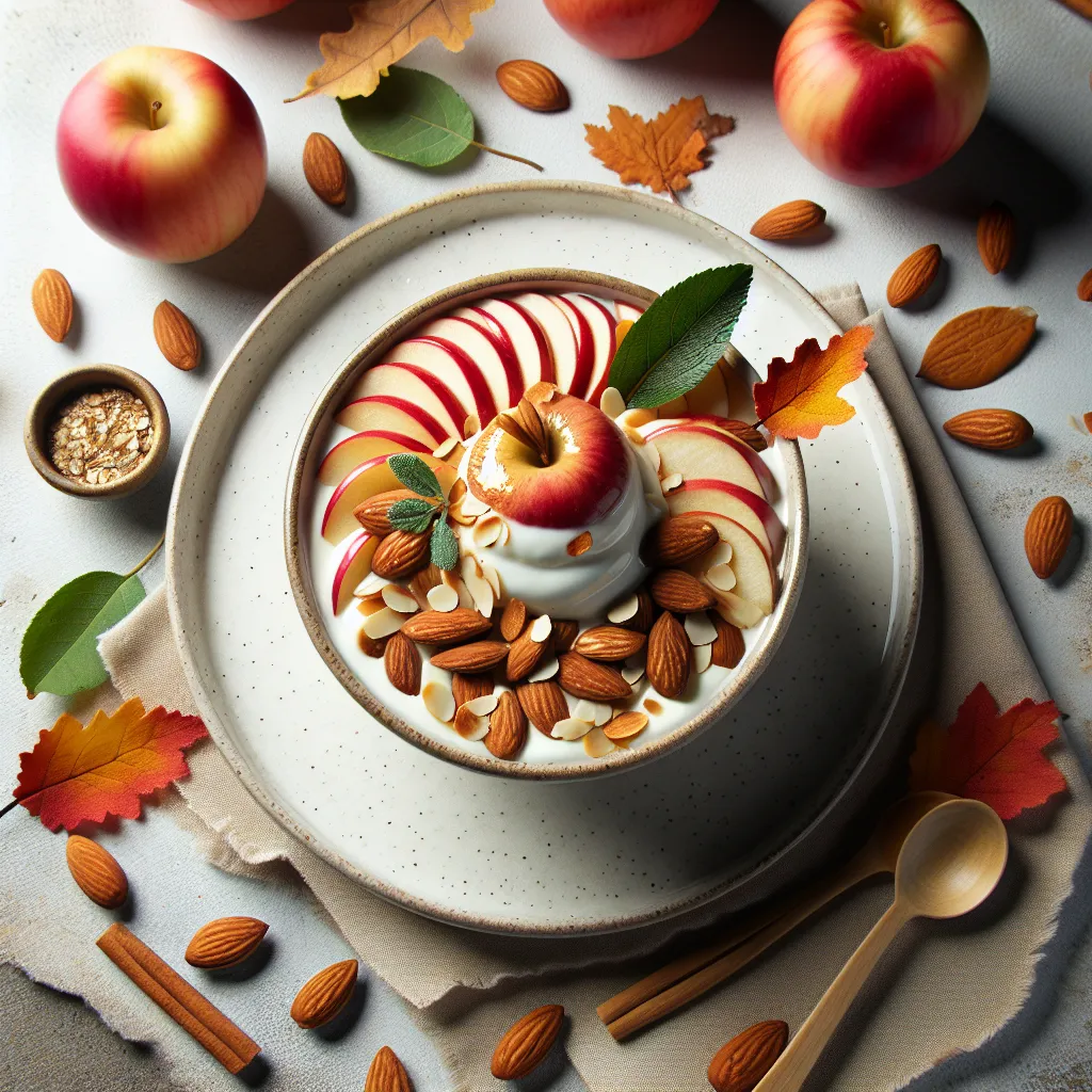 Autumn Apple and Almond Yogurt Parfait