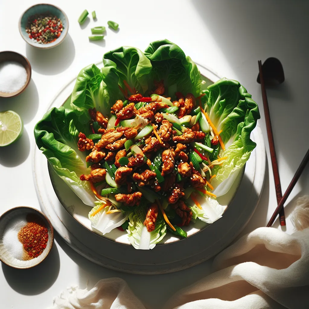 Asian Chicken Lettuce Wraps