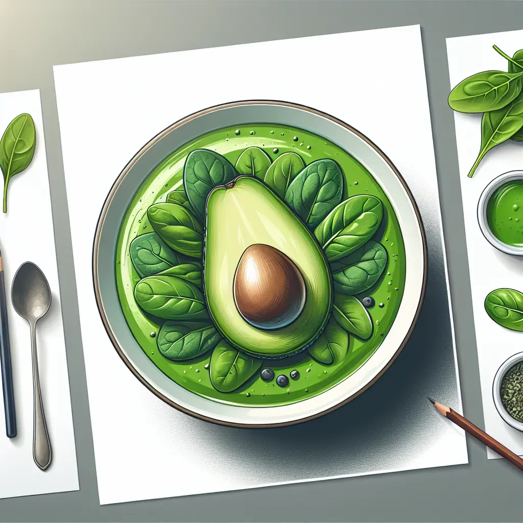 Avocado and Orange Breakfast Smoothie Bowl