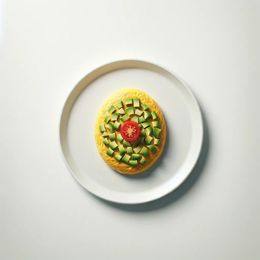 Avocado and Tomato Omelette