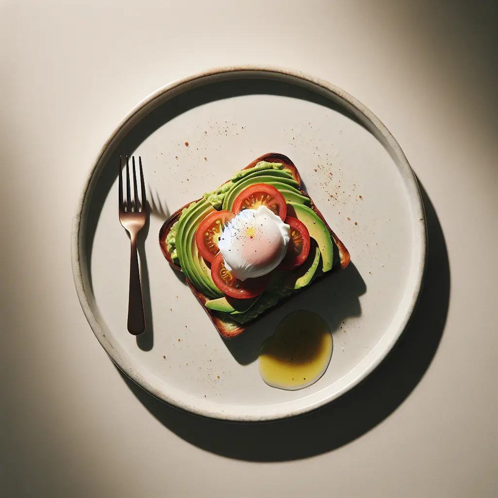 Avocado and Tomato Toast with Poached Egg