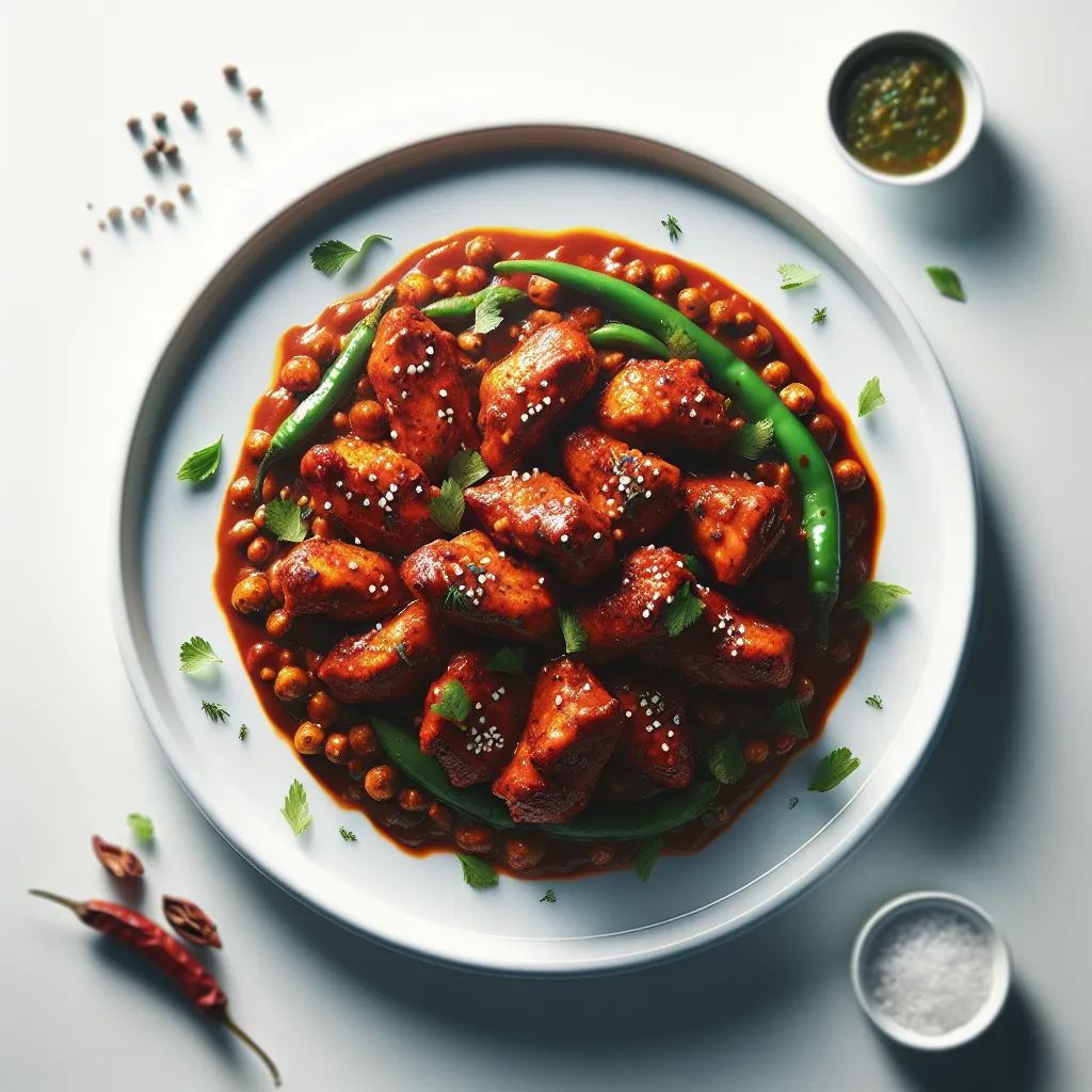 Spicy Balti Chicken with Tamarind Sauce