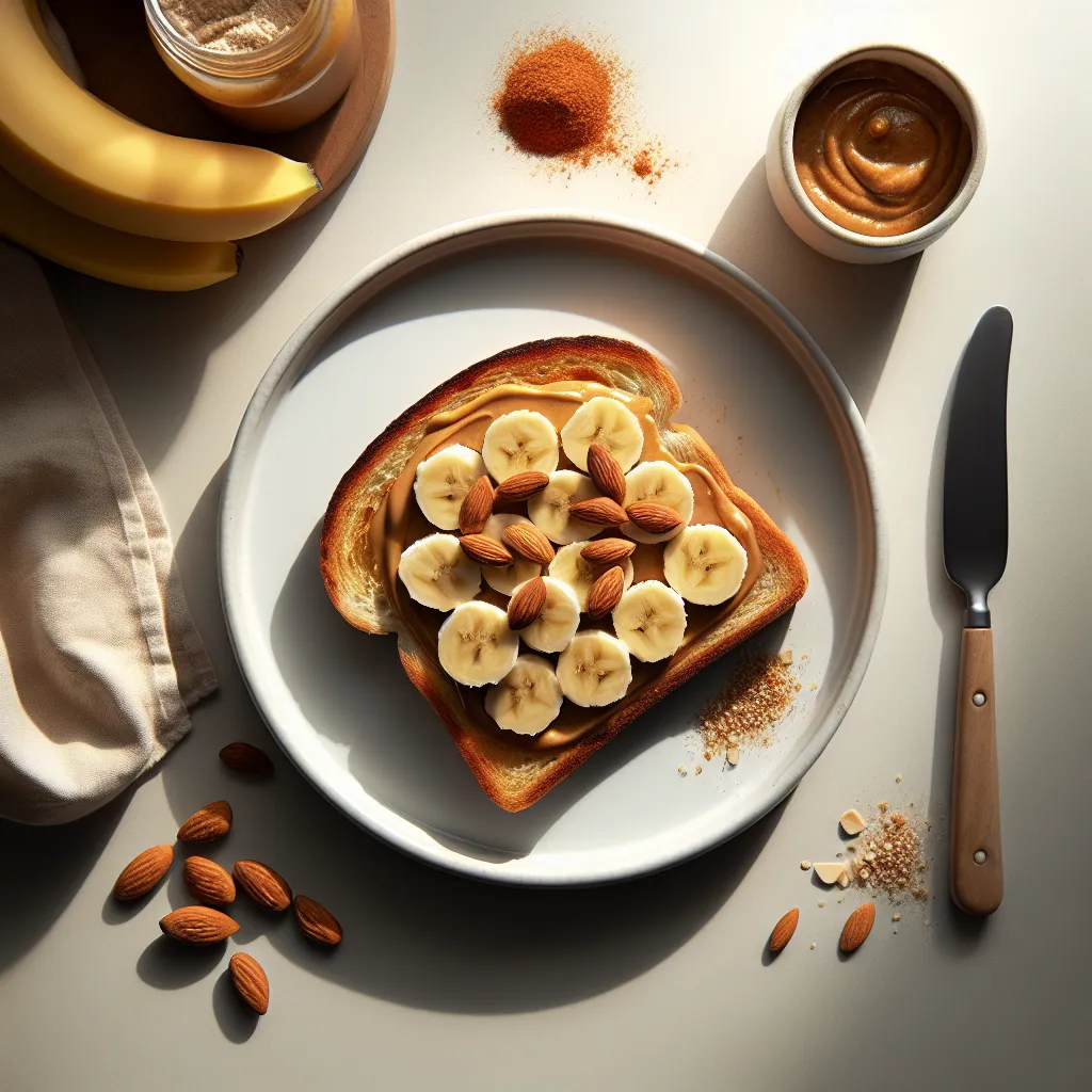 Banana and Almond Butter Toast