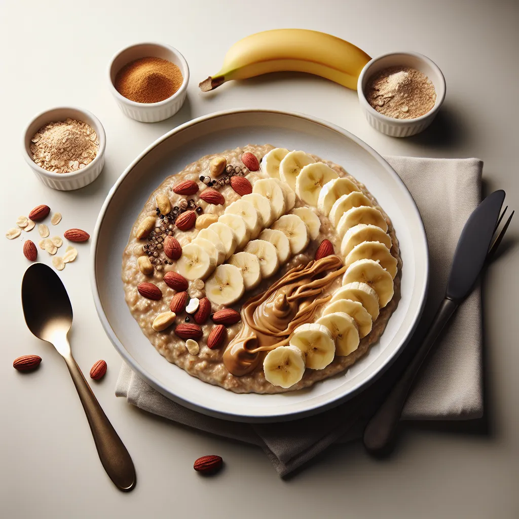 Banana and Peanut Butter Oatmeal