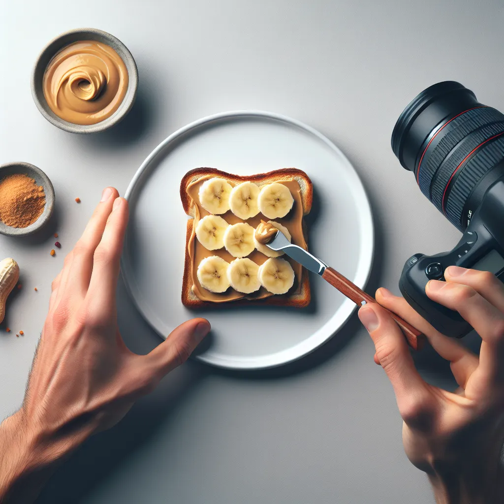 Banana and Peanut Butter Toast