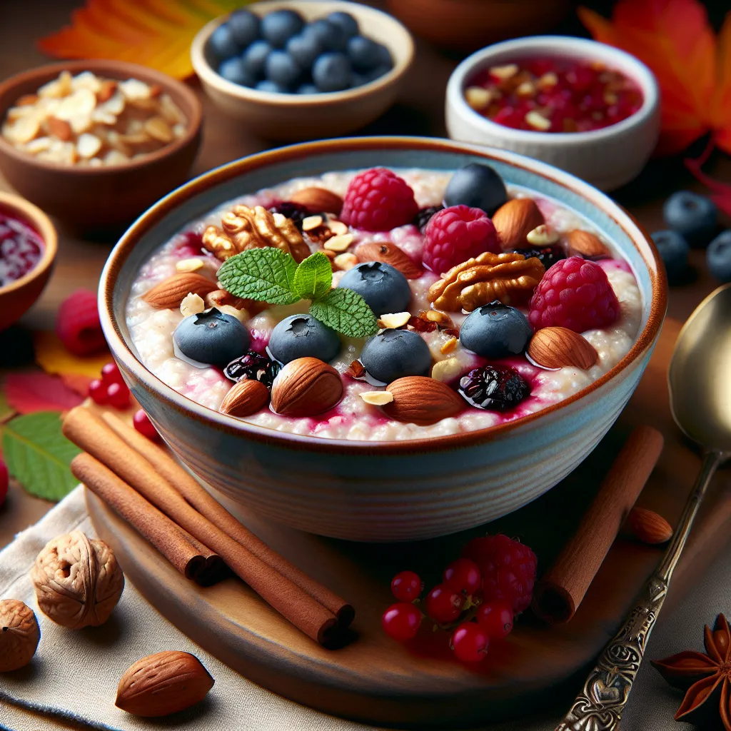 Autumn Berry and Nut Porridge