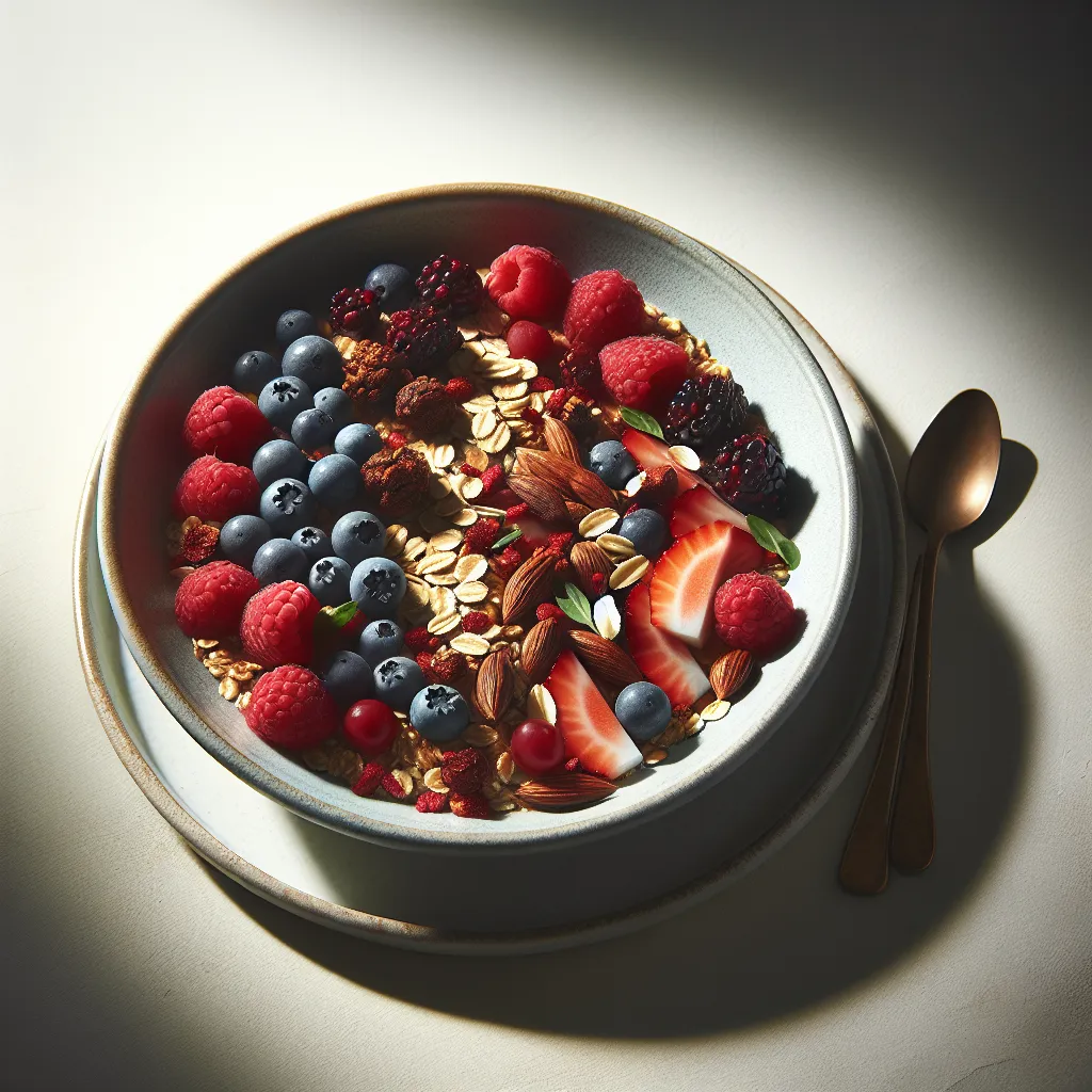 Autumn Berry and Oat Breakfast Bowl