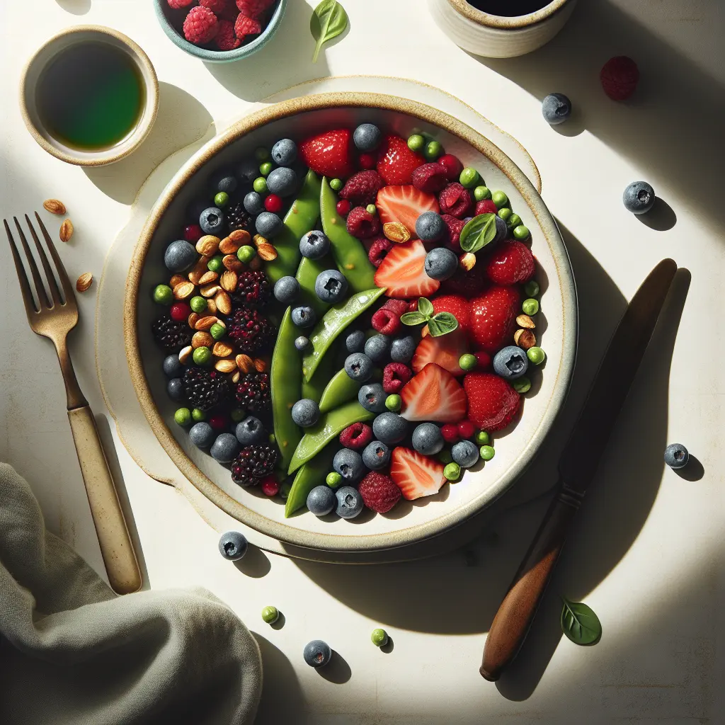 Berry and Snap Pea Breakfast Bowl