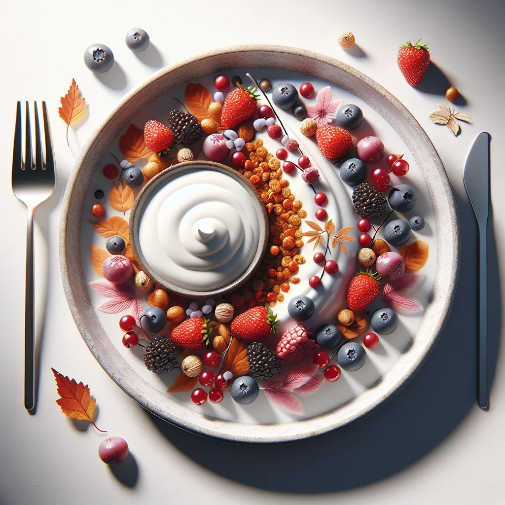 Autumn Berry and Yogurt Breakfast Bowl
