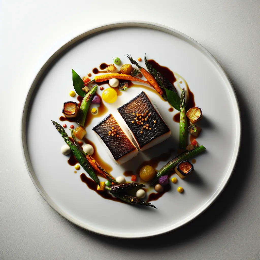 Black Cod with Miso and Roasted Autumn Vegetables