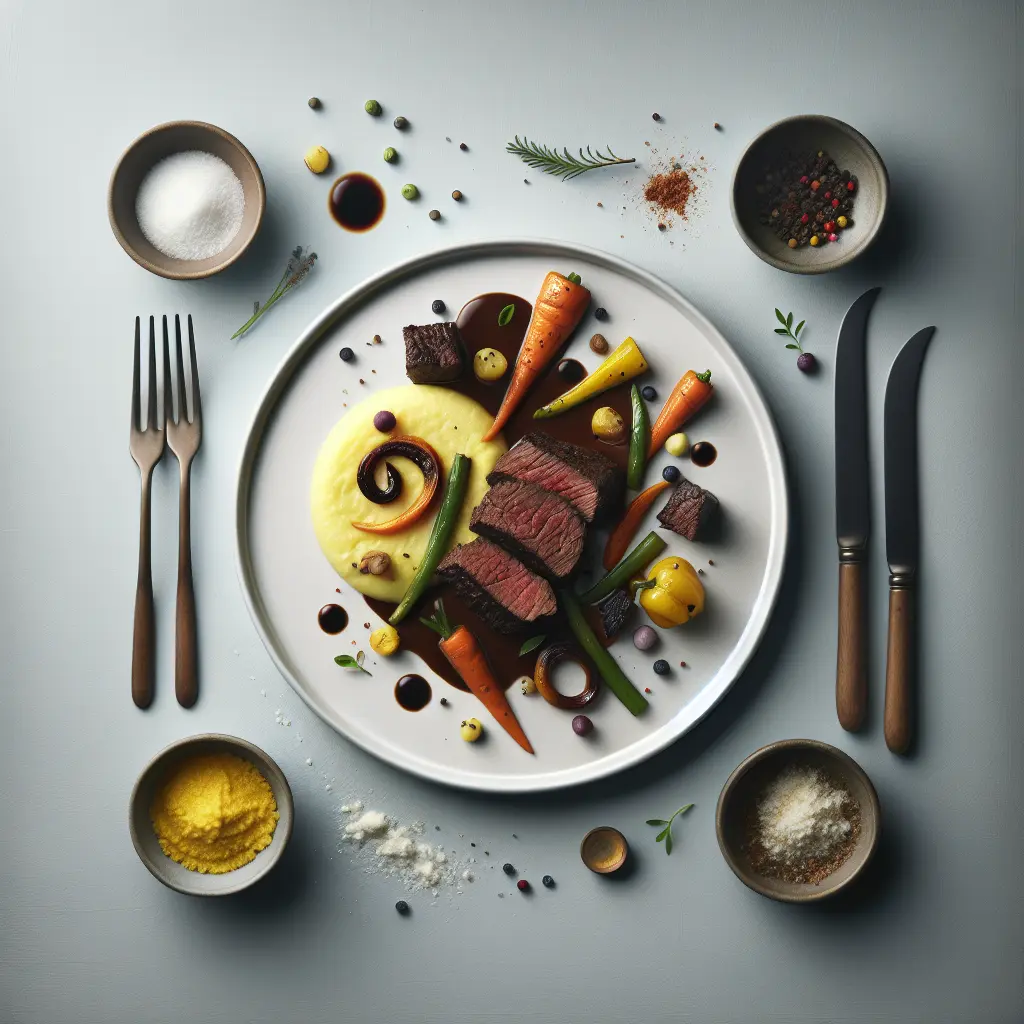 Braised Beef with Autumn Vegetables and Polenta