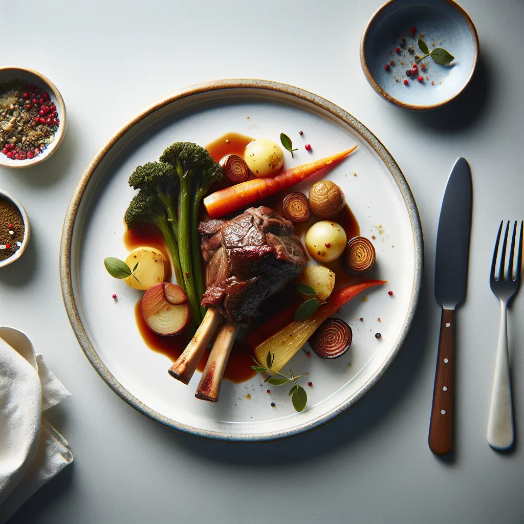 Braised Lamb Shanks with Root Vegetables