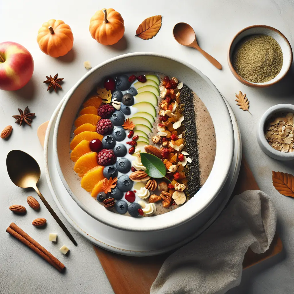 Autumn Breakfast Smoothie Bowl
