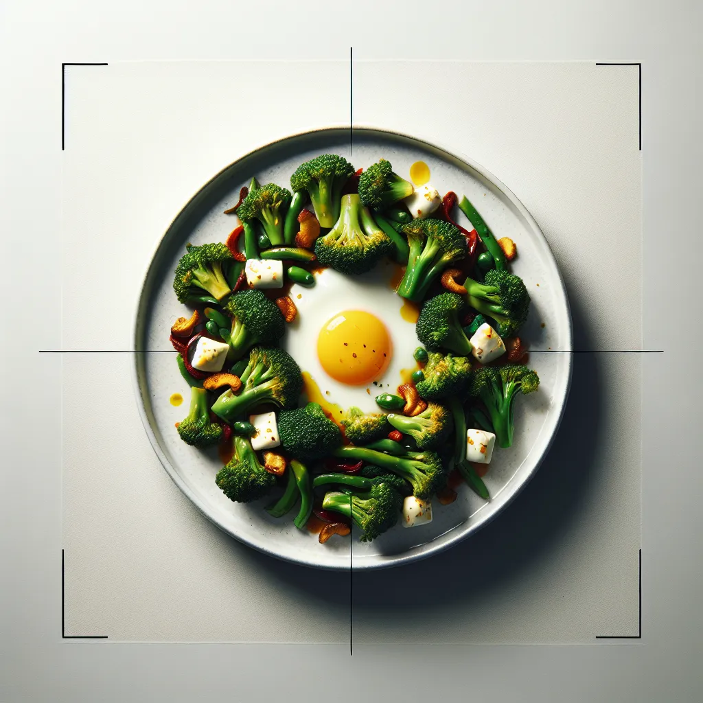 Spicy Broccoli and Egg Breakfast Stir-Fry