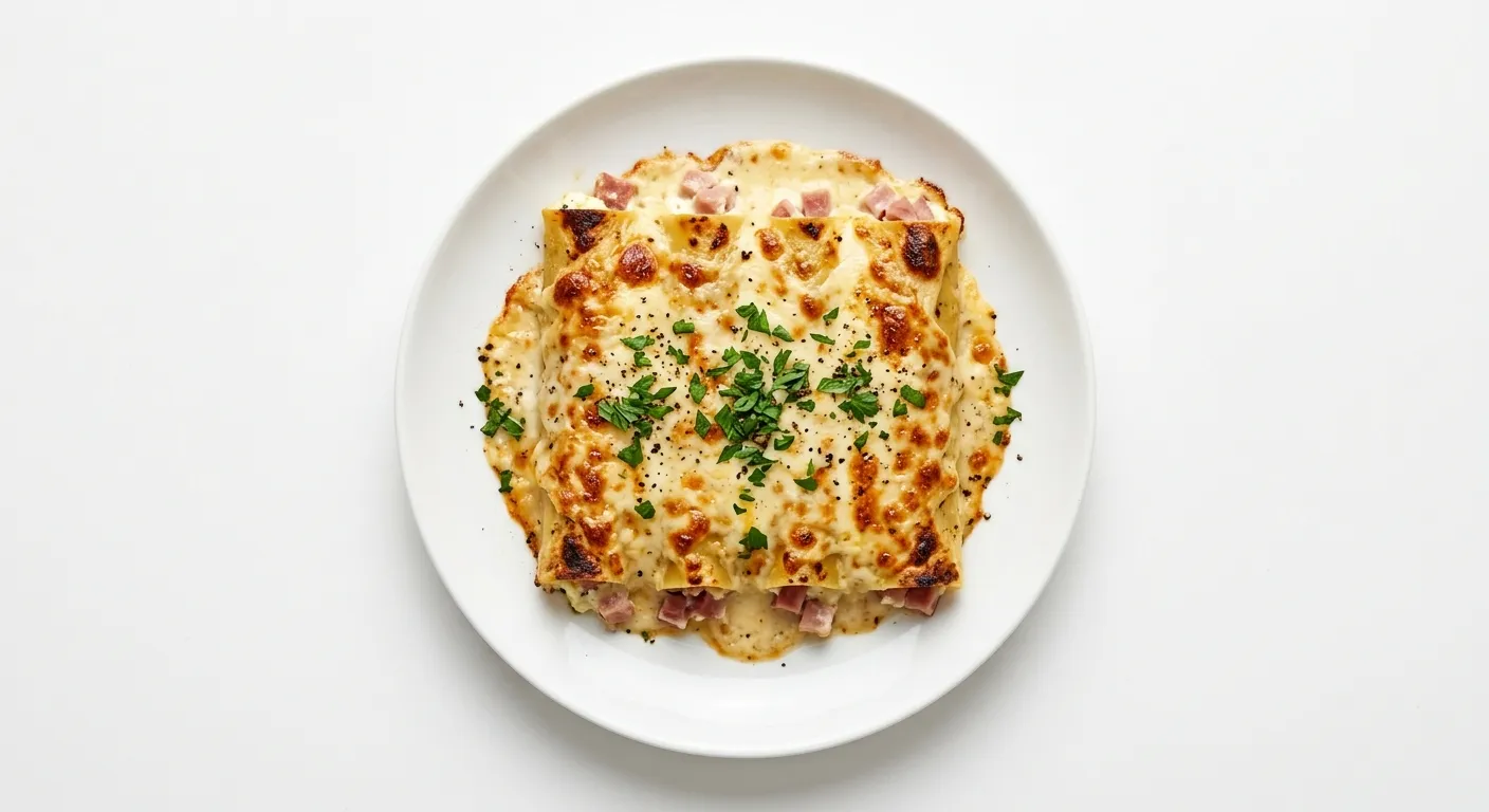 Cannelloni with Brousse and Ham