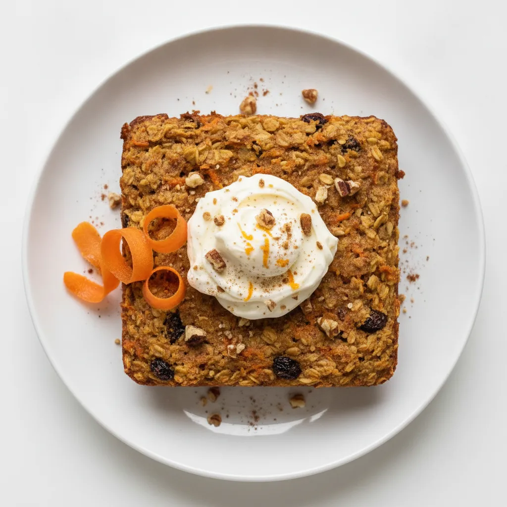 Gourmet Carrot Cake Baked Oats
