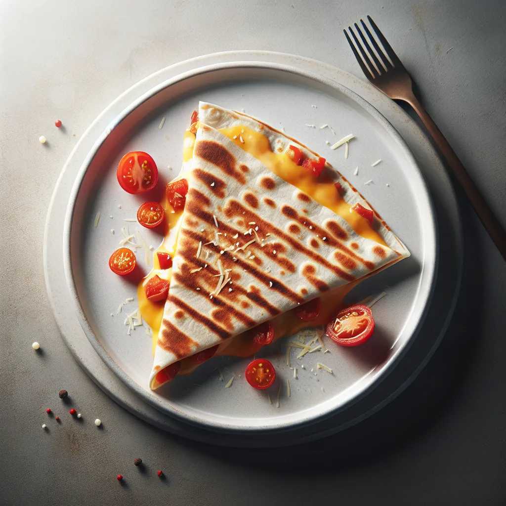 Cheesy Tomato Quesadillas