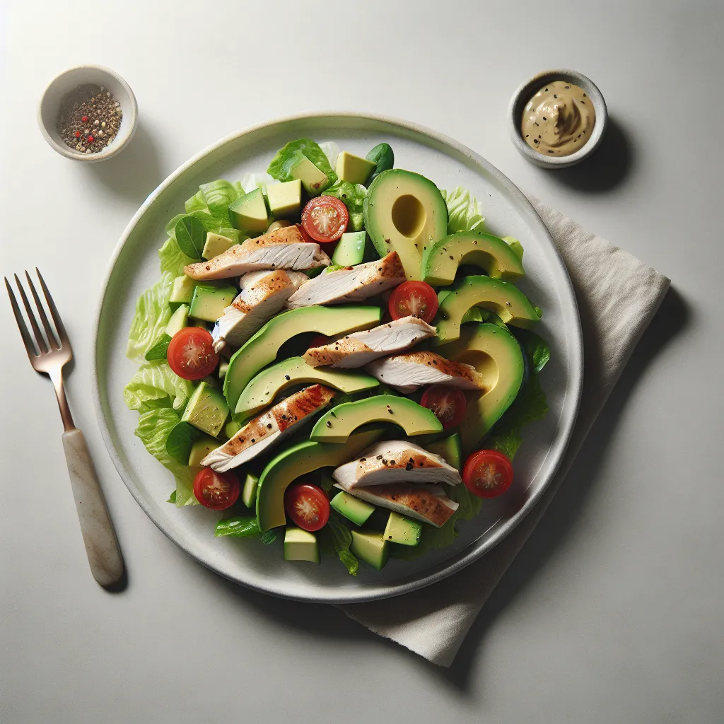 Keto Chicken and Avocado Salad