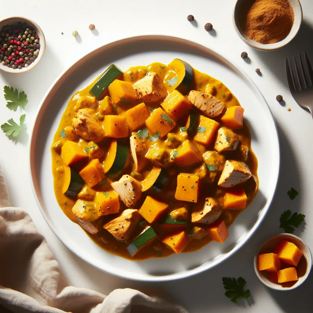 Autumn Chicken and Butternut Squash Curry