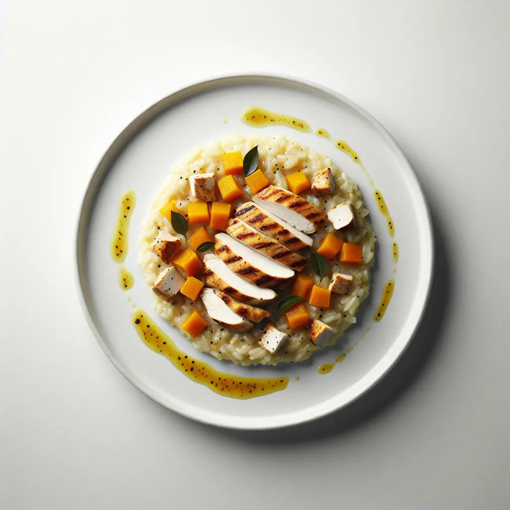 Autumn Chicken and Butternut Squash Risotto