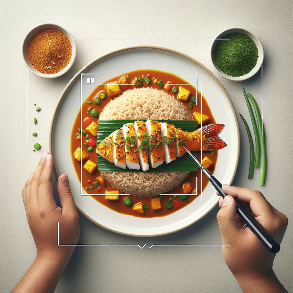 Coconut Fish Curry with Brown Rice