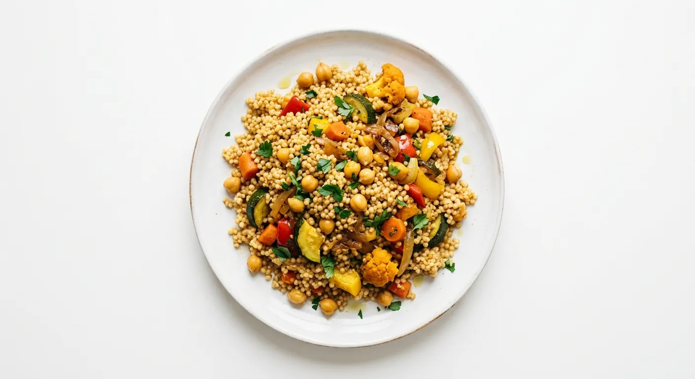 Couscous aux légumes et pois chiches