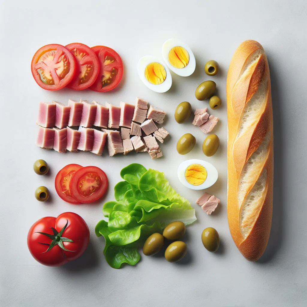 Deconstructed Tuna Niçoise Sandwich