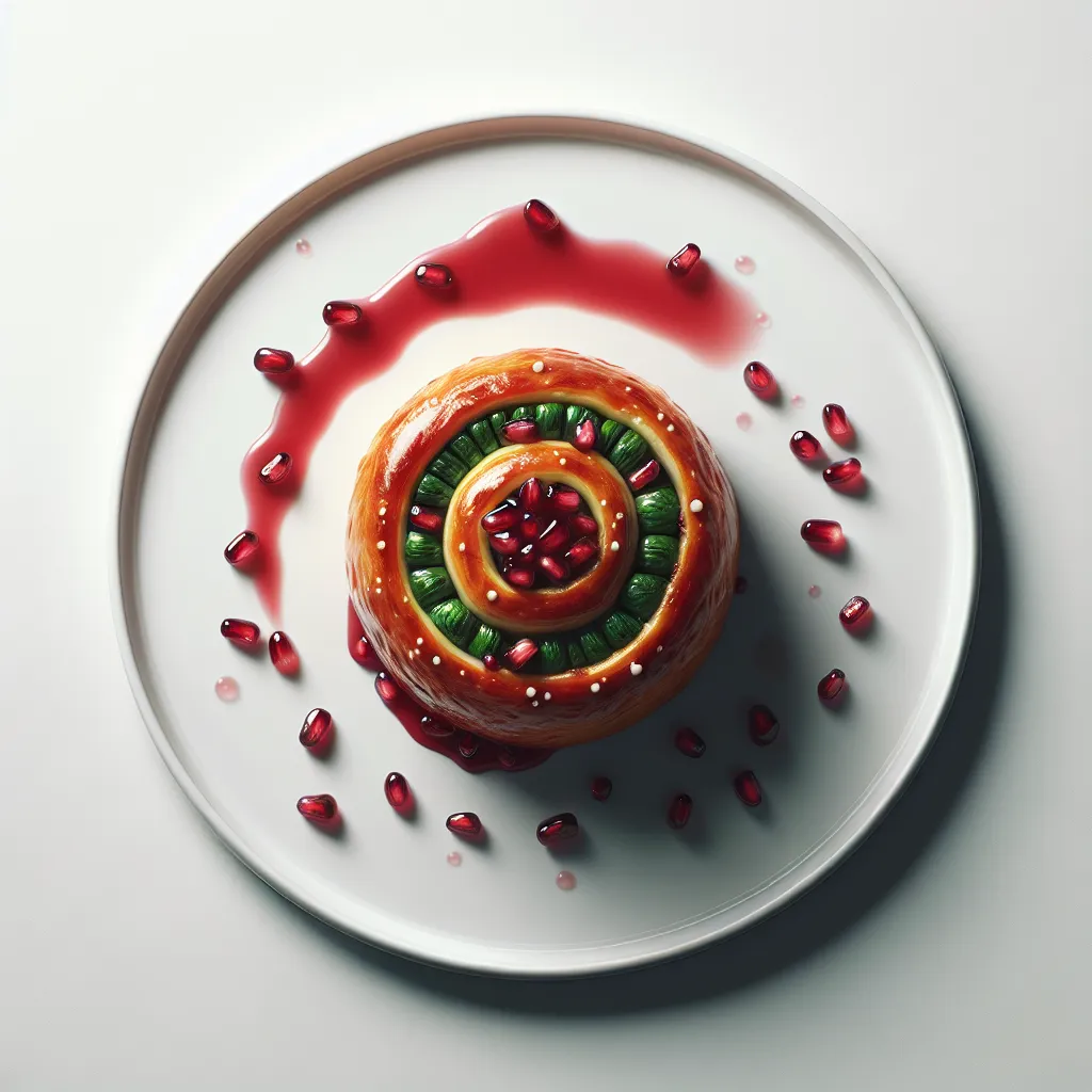 Elegant Vegetable Wellington with Pomegranate Glaze