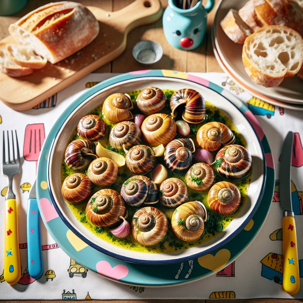 Escargots à la Provençale pour Enfants