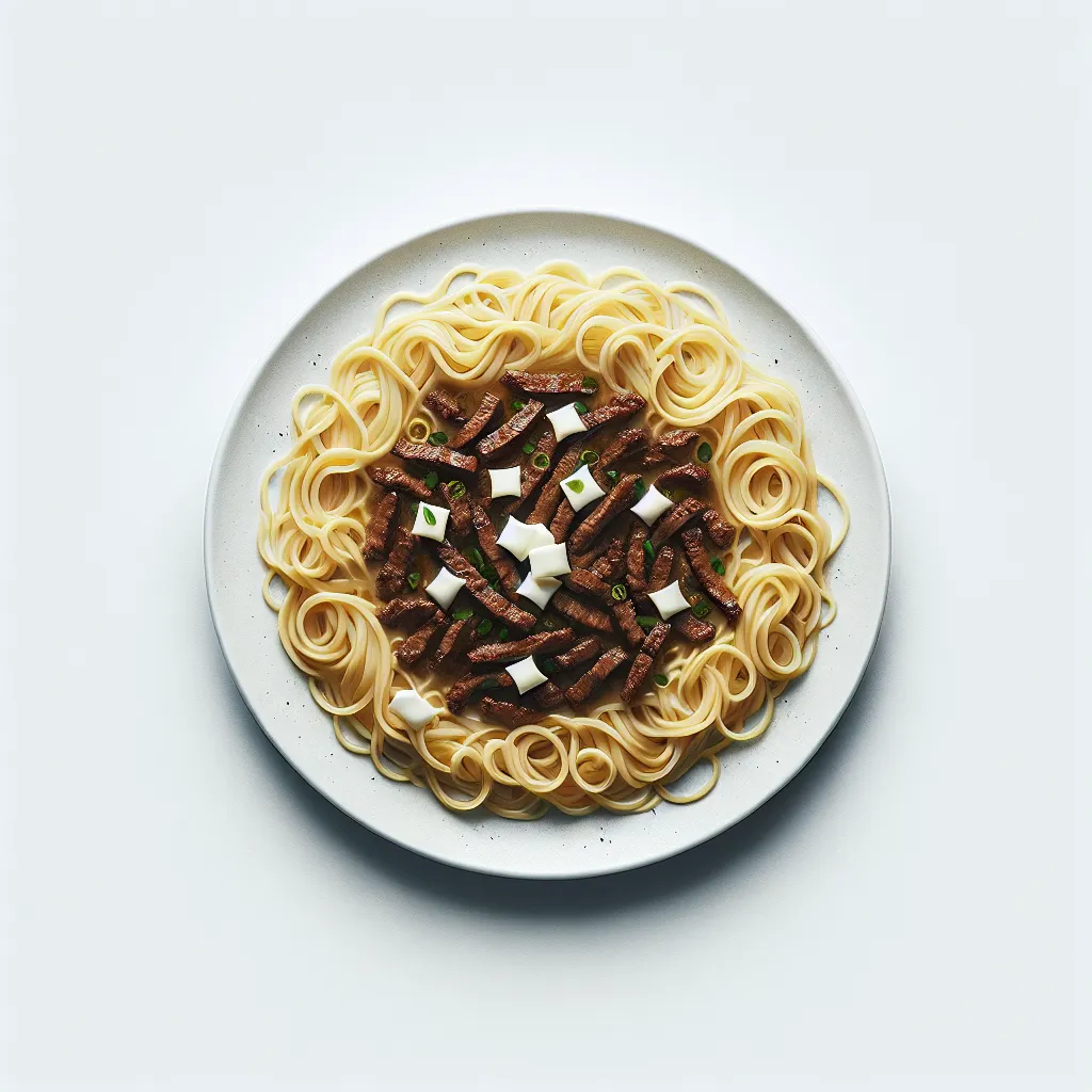 French Onion Beef and Noodles