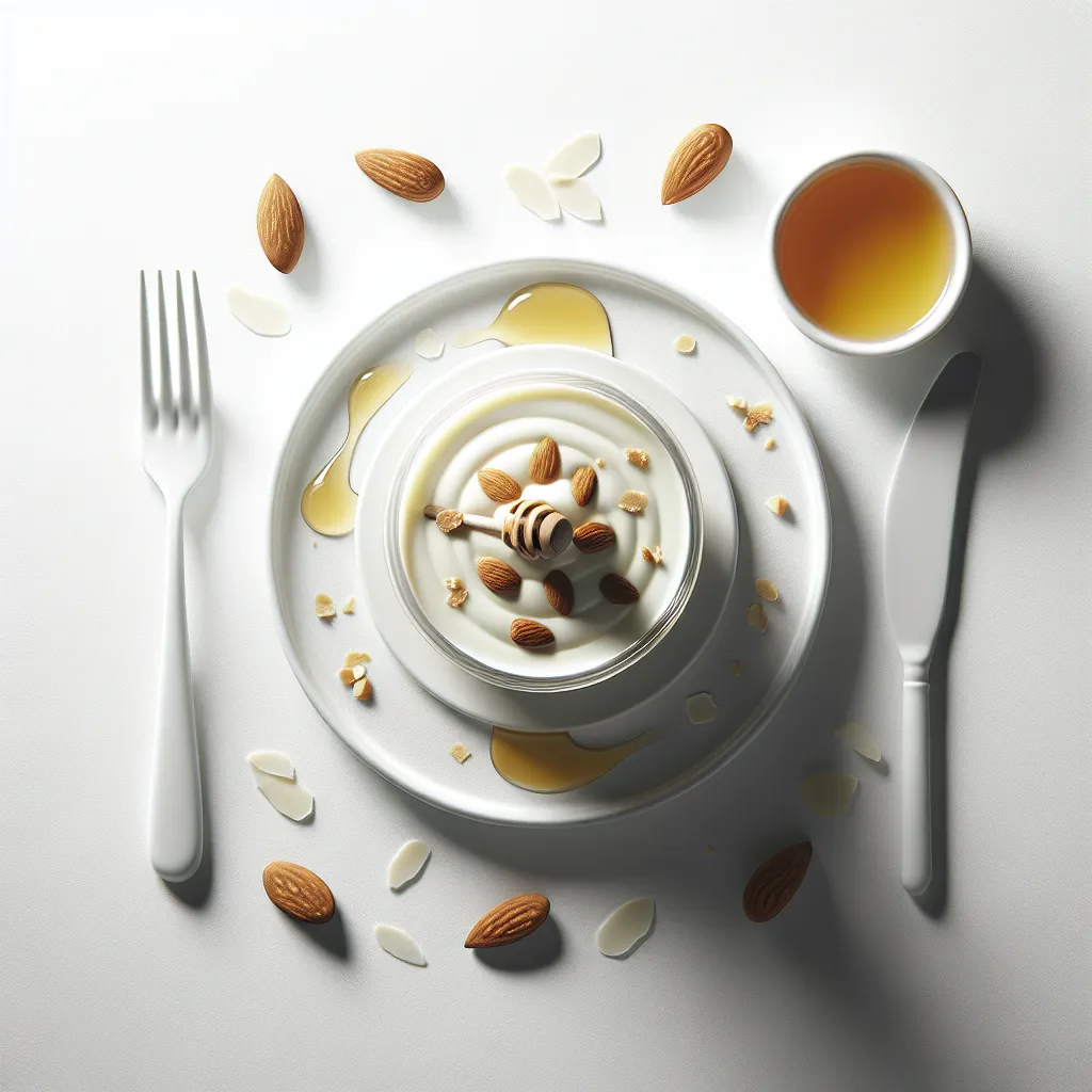 French Yogurt with Honey and Almonds