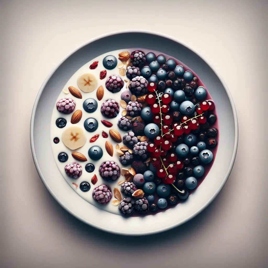 Gooseberry and Blackcurrant Breakfast Bowl