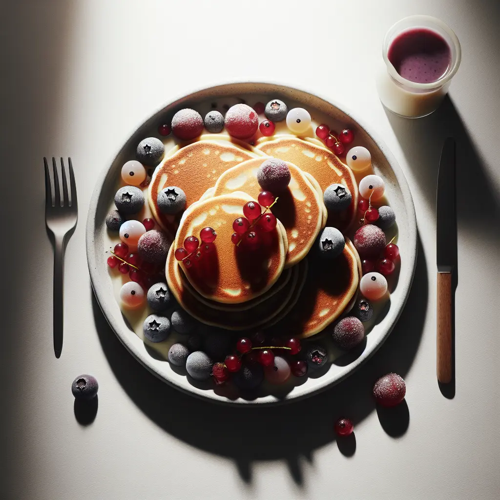 Gooseberry and Currant Breakfast Pancakes