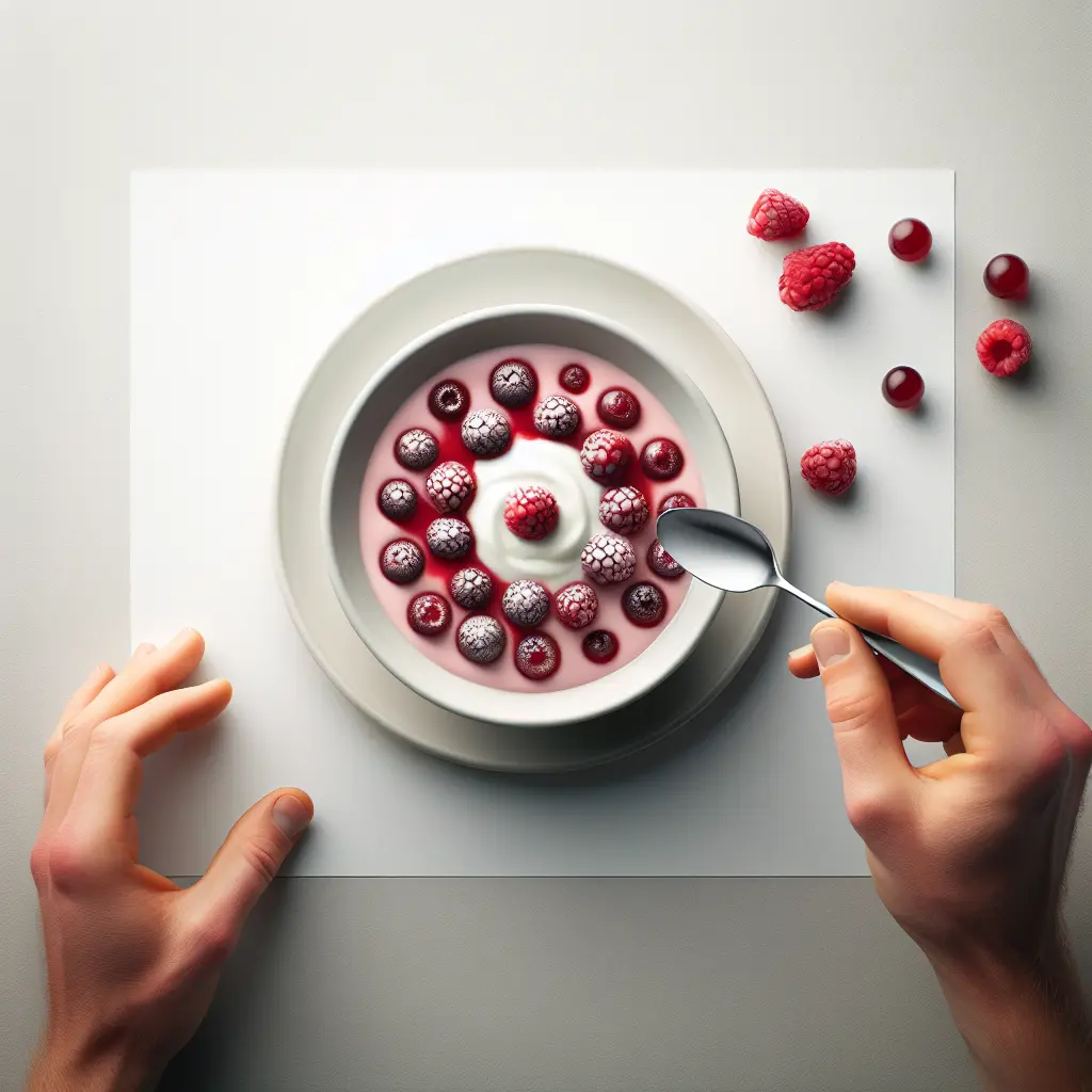 Gooseberry and Raspberry Breakfast Yogurt