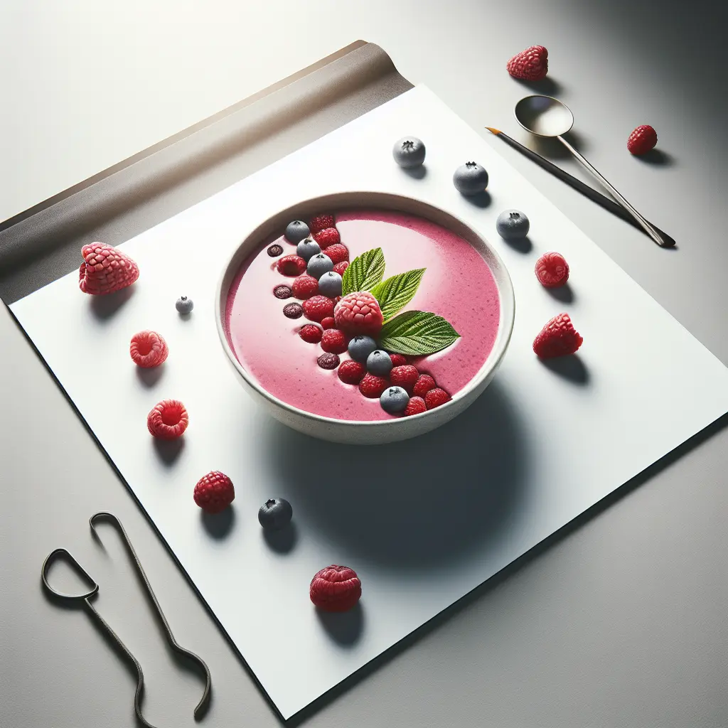 Gooseberry and Raspberry Smoothie Bowl