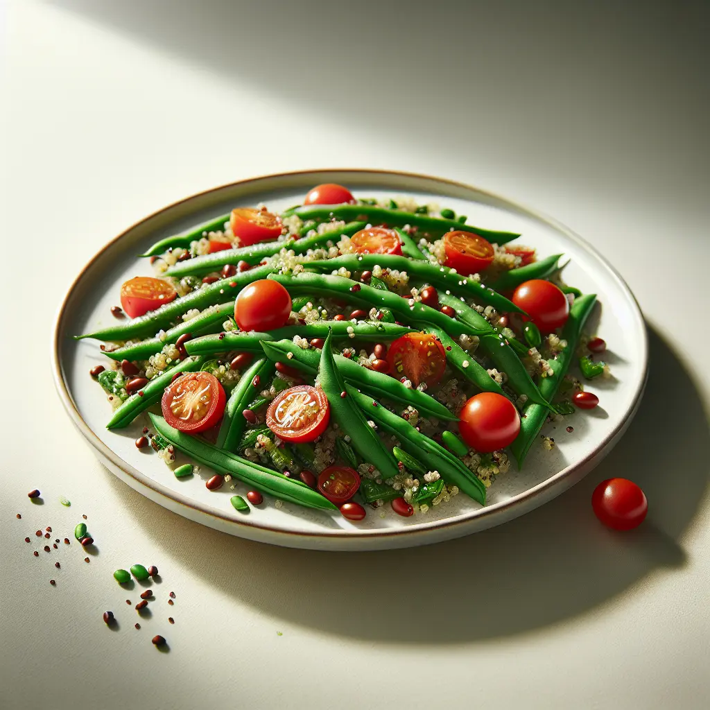Green Bean and Cherry Tomato Quinoa Salad