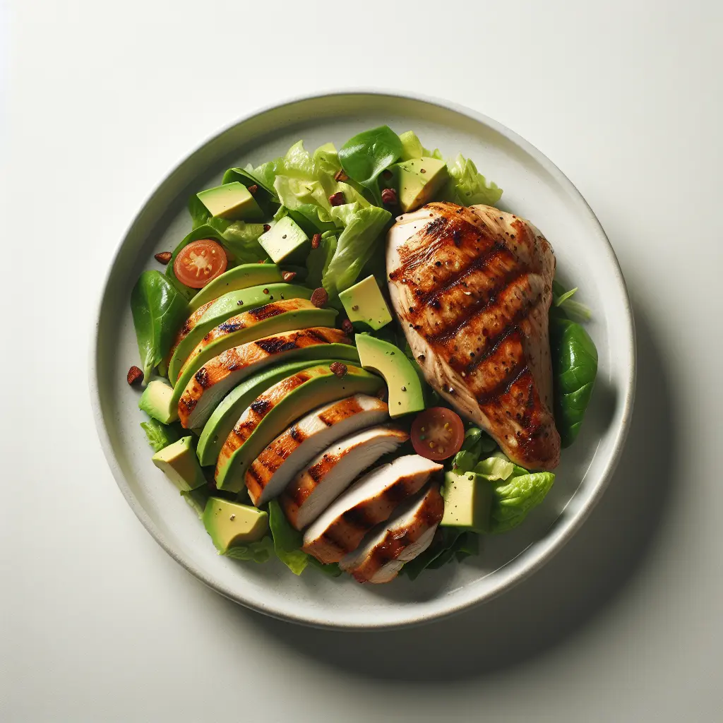 Grilled Chicken and Avocado Salad