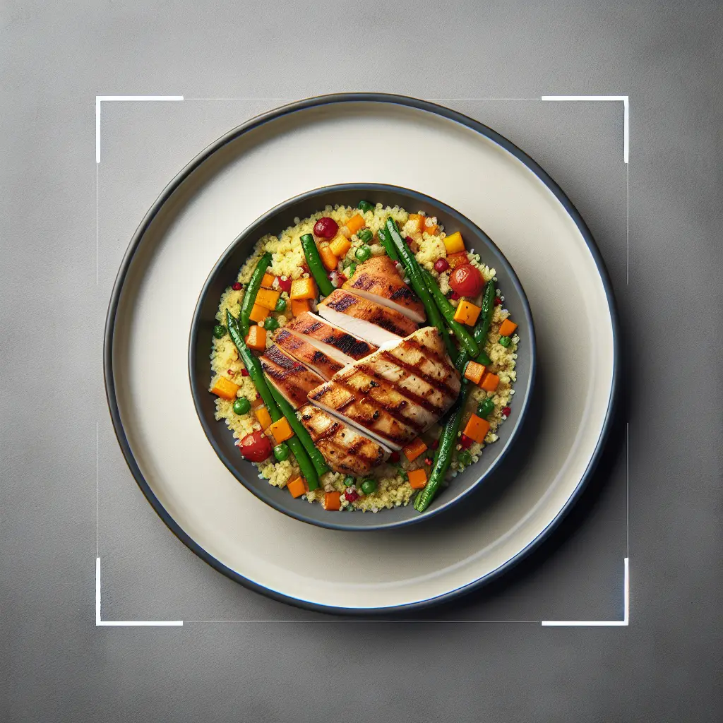 Grilled Chicken and Vegetable Couscous