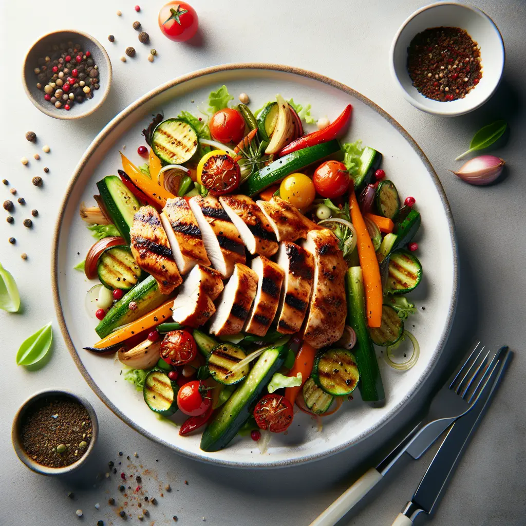 Grilled Chicken and Vegetable Salad