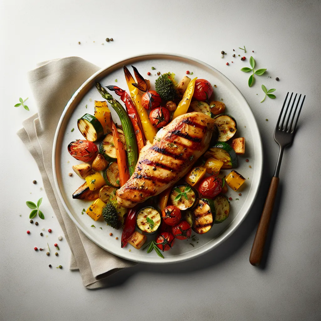 Grilled Chicken with Autumn Vegetables