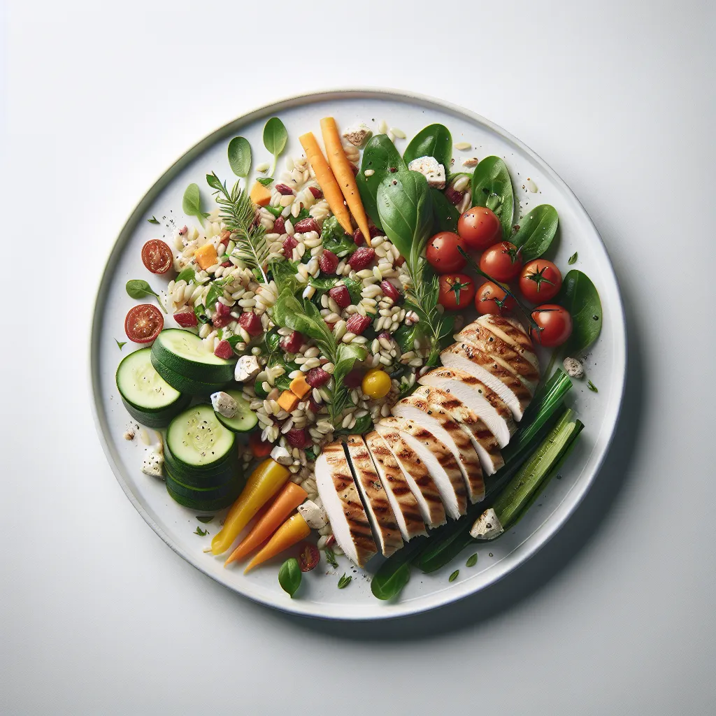 Autumn Harvest Chicken and Barley Salad
