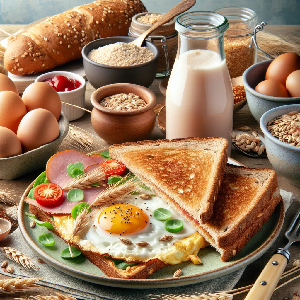 Autumn Harvest Omelette with Whole Grain Toast
