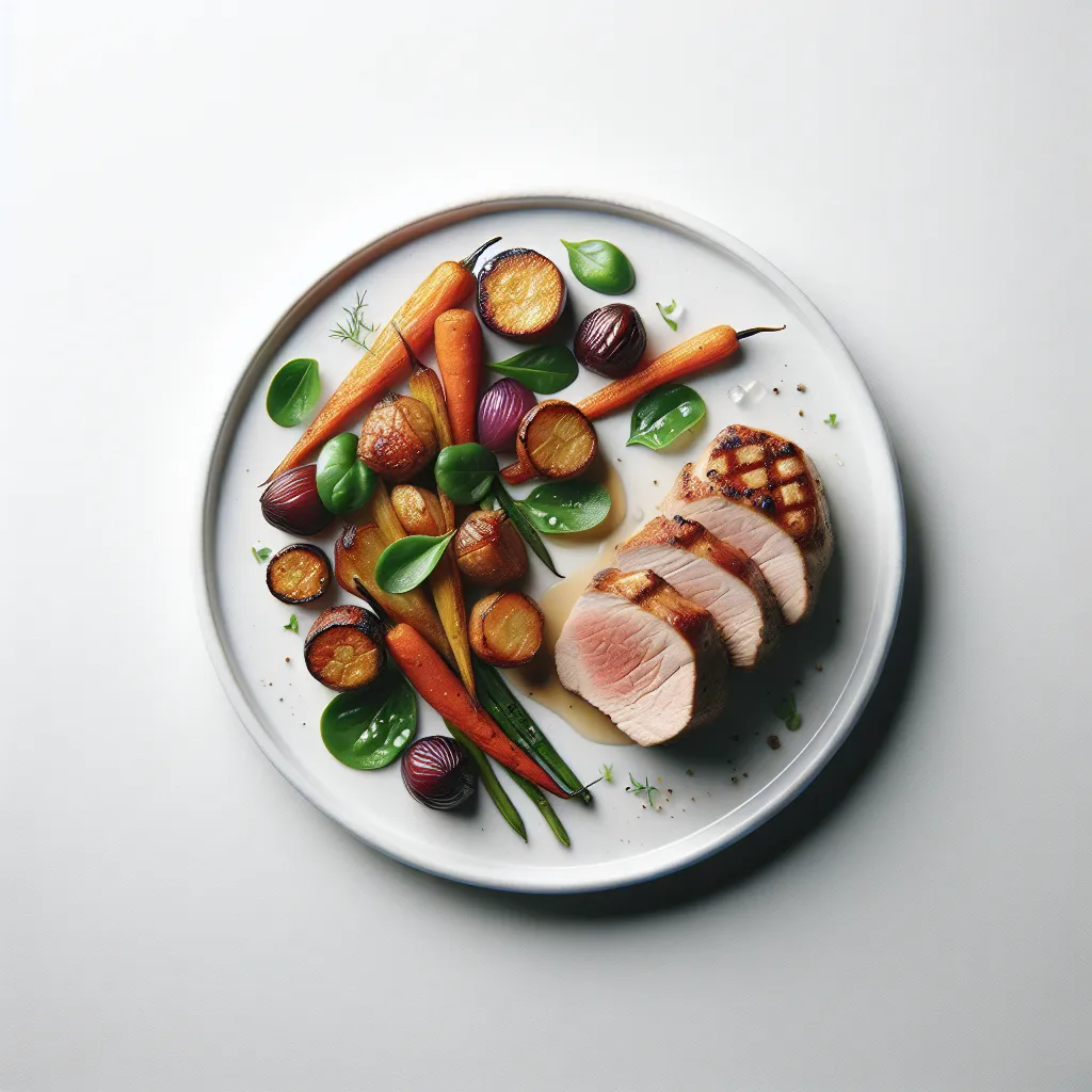 Autumn Harvest Pork Tenderloin with Roasted Root Vegetables