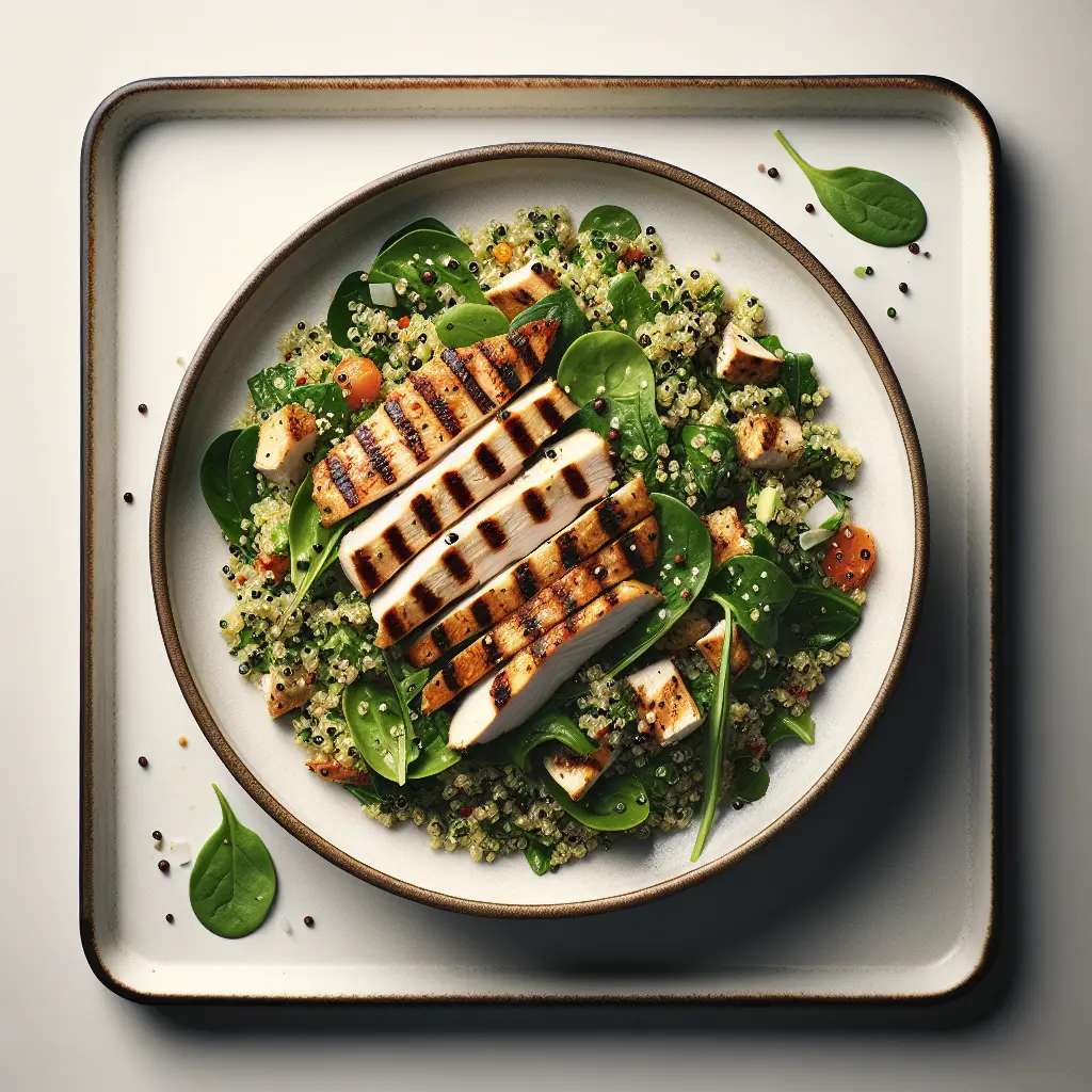 Herb-Infused Quinoa Salad with Grilled Chicken
