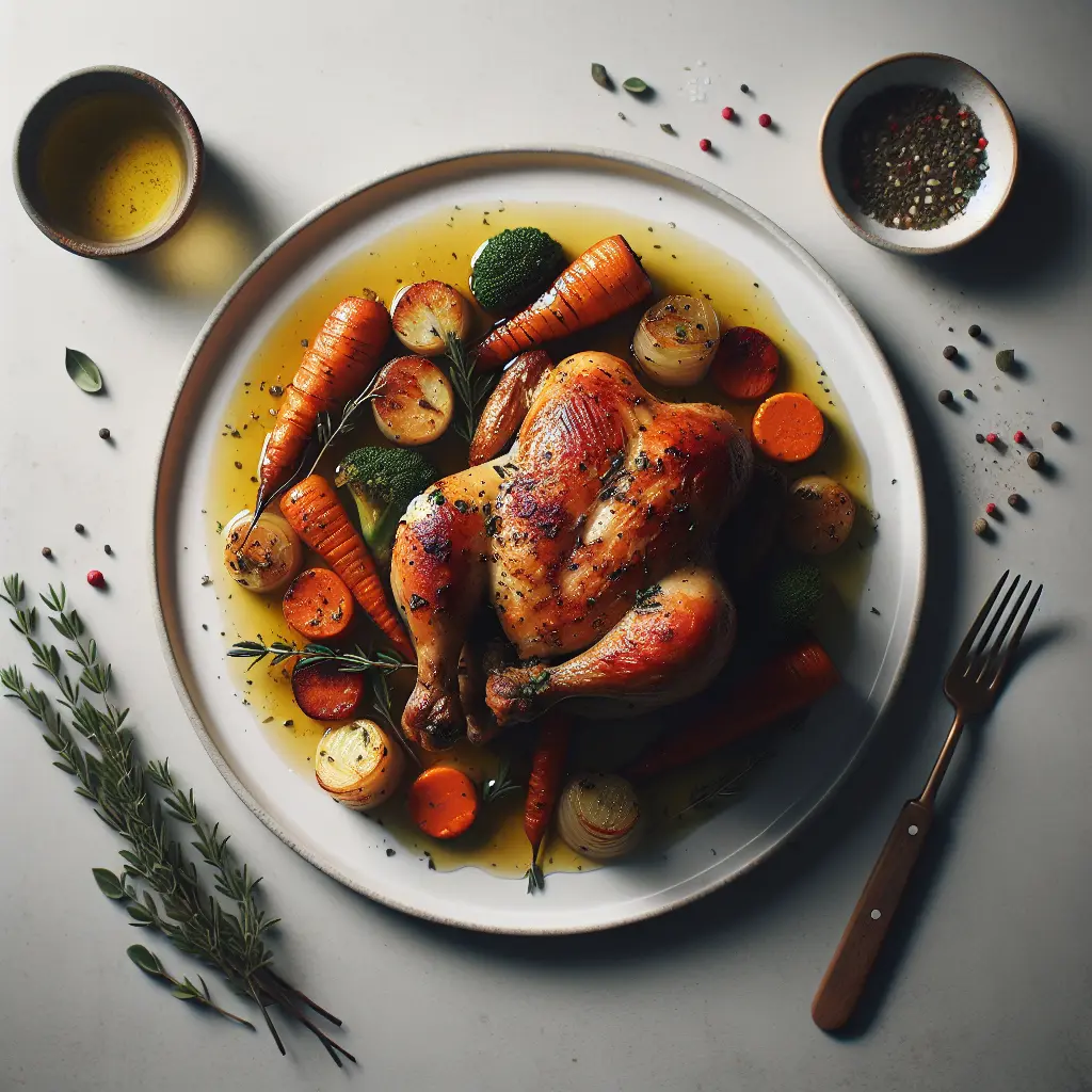 Herb-Roasted Chicken with Root Vegetables