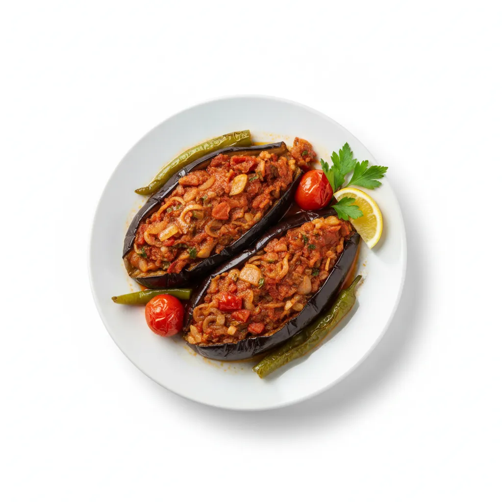 Imam Bayildi (Turkish Stuffed Eggplant)