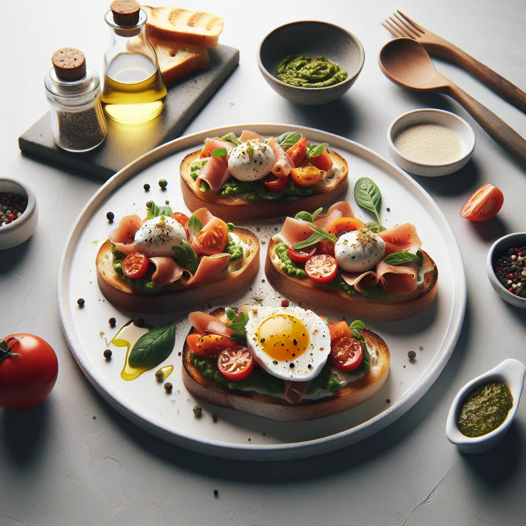 Italian Breakfast Bruschetta