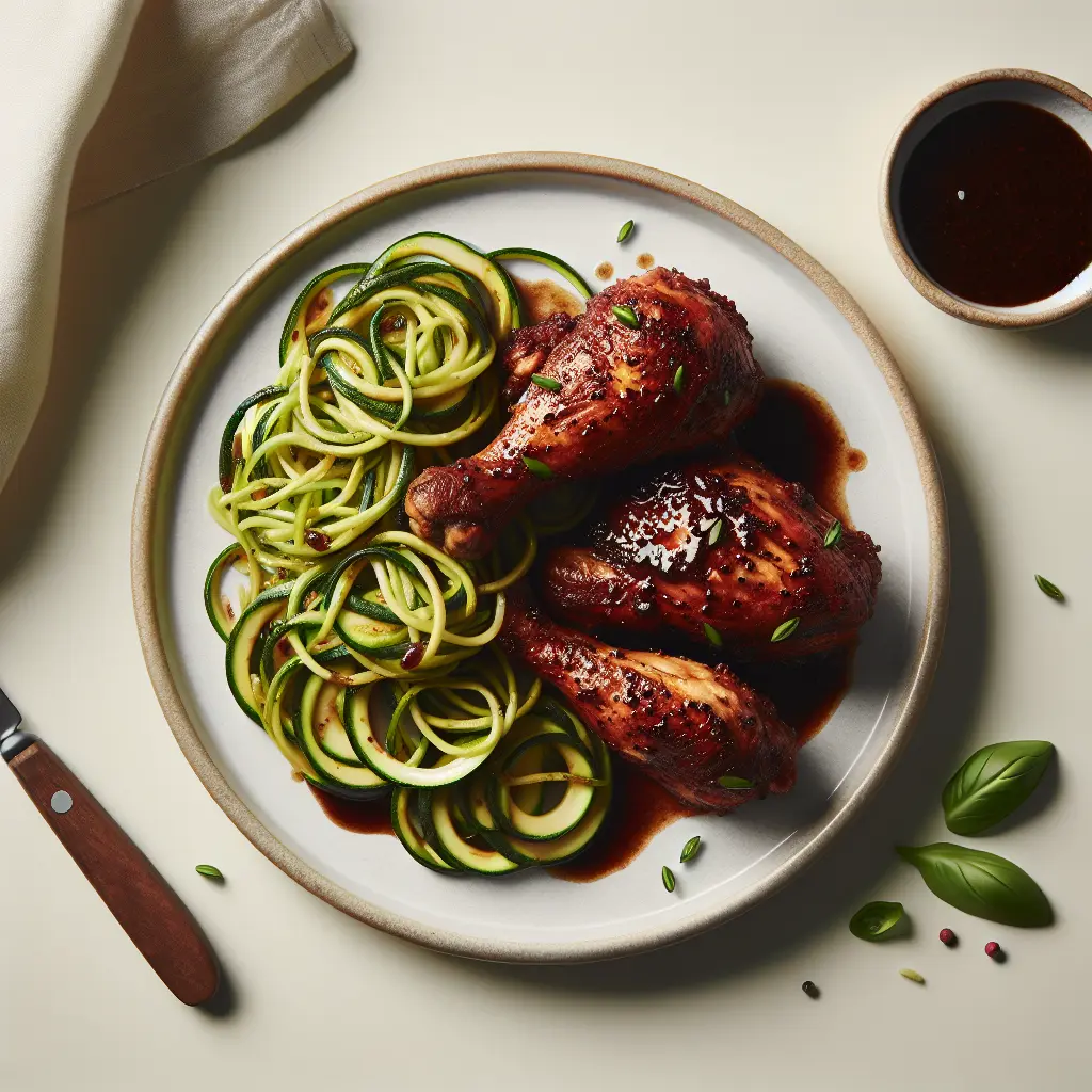 Jamaican Jerk Chicken with Zucchini Noodles