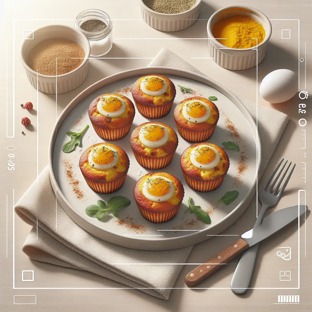 Keto Jamaican Spiced Egg Muffins