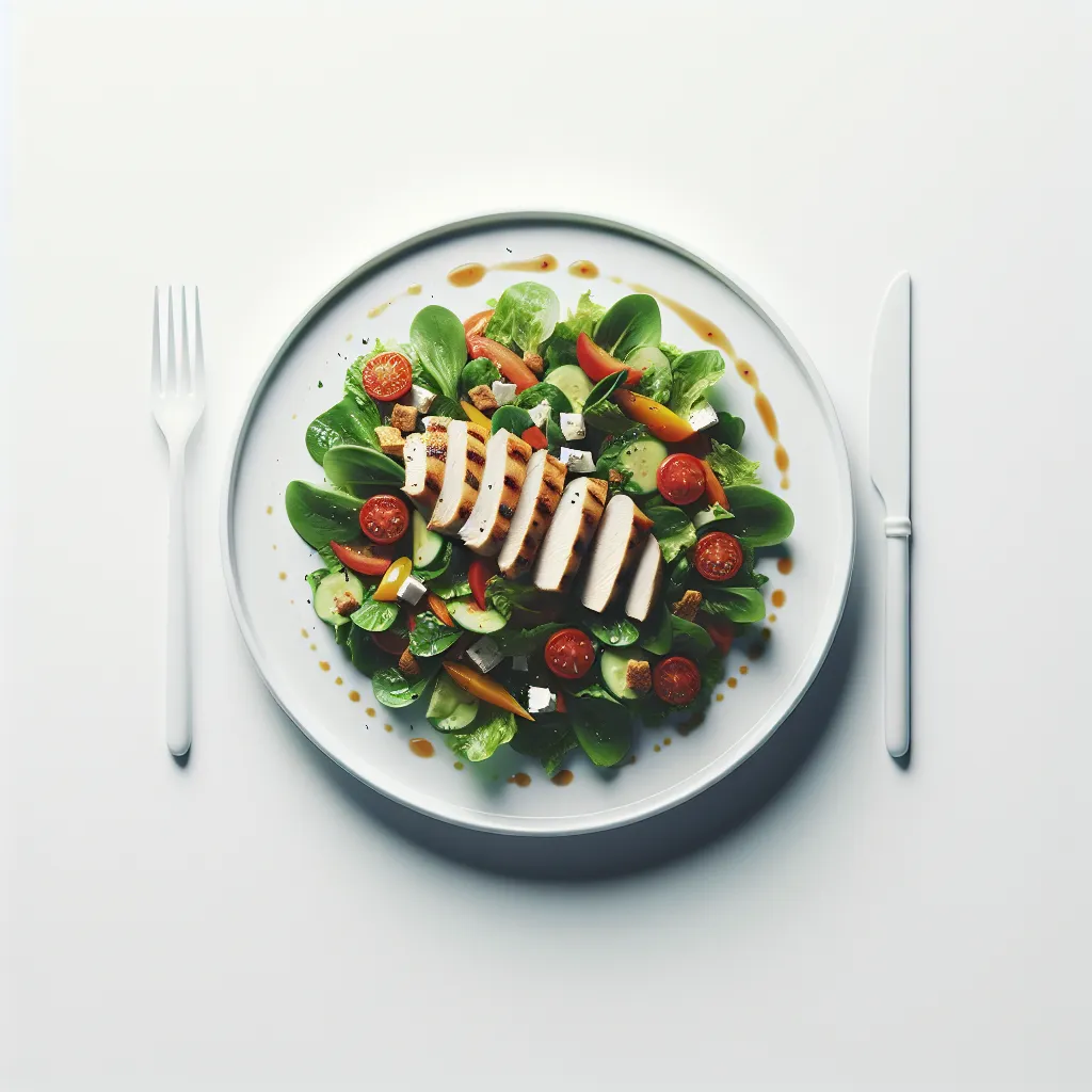 Light and Zesty Salad Niçoise with Grilled Chicken